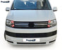 Fits VW T6 Transporter TRENDLINE 2015-2019 Chrome Front Grille Trim Streamer 4 Pcs - Luxell Europe