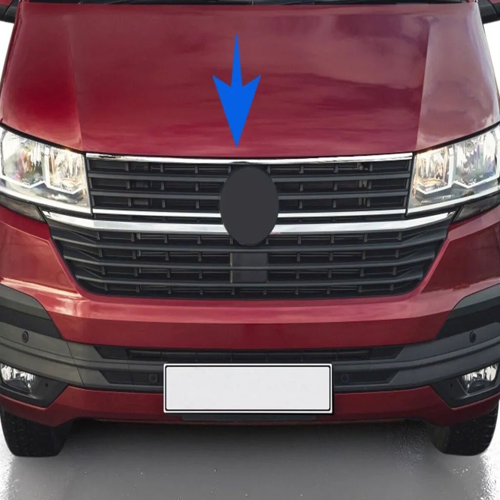Fits VW T6.1 Transporter 2019-2021 Chrome Front Grille Hood Trim Streamer 1 Pcs - Luxell Europe