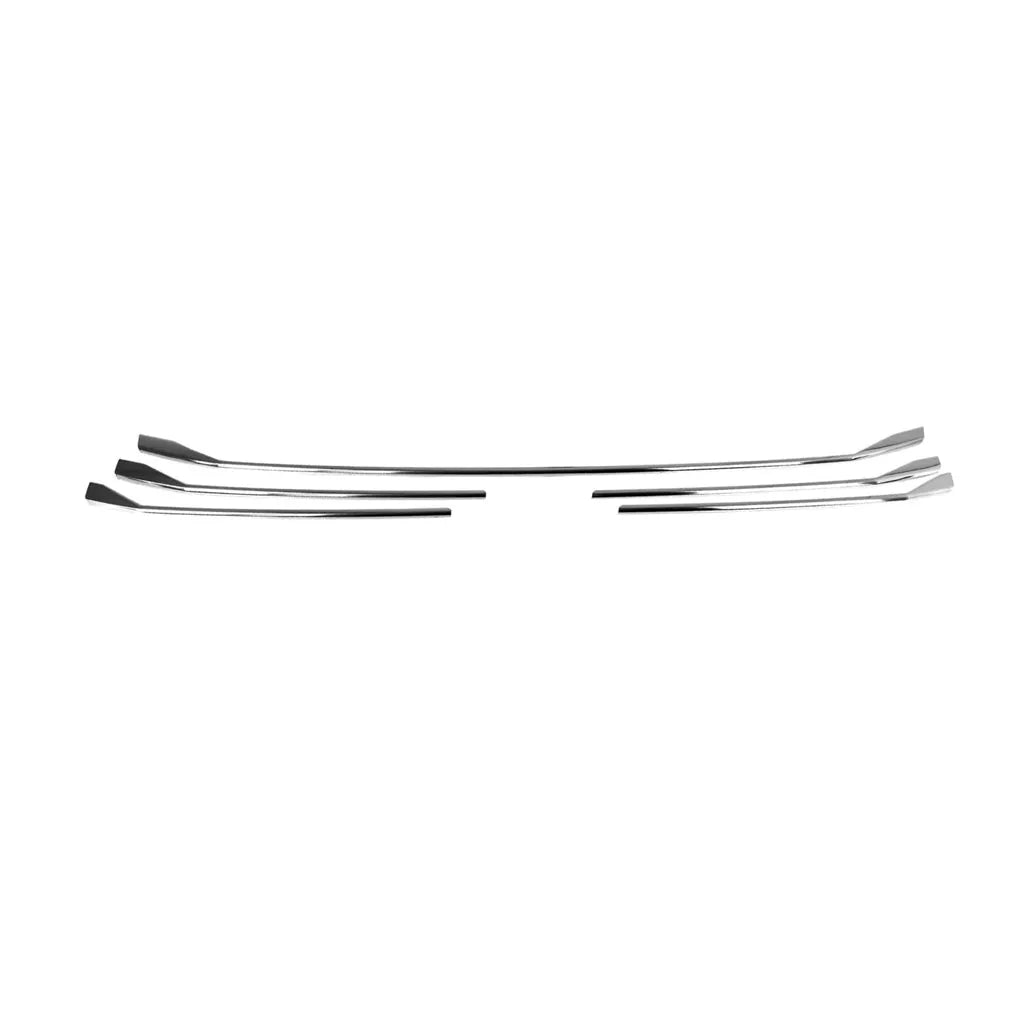 Fits VW T6.1 Transporter 2019-2021 Chrome Front Grille Lower Trim Streamer 5 Pcs - Luxell Europe