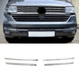 Fits VW T6.1 Transporter 2019-2021 Chrome Front Grille Trim Streamer 4 Pcs - Luxell Europe