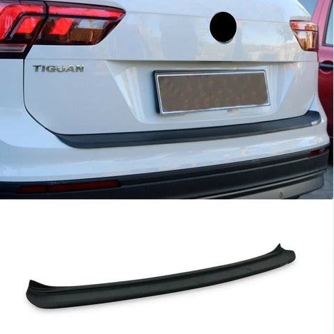 Fits VW Tiguan / Allspace 2016-2021 Rear Bumper Protector Scratch Guard (Black) - Luxell Europe