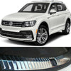 Fits VW Tiguan / ALLSPACE 2016-2022 Chrome Inner Rear Bumper Protector Scratch Guard - Luxell Europe