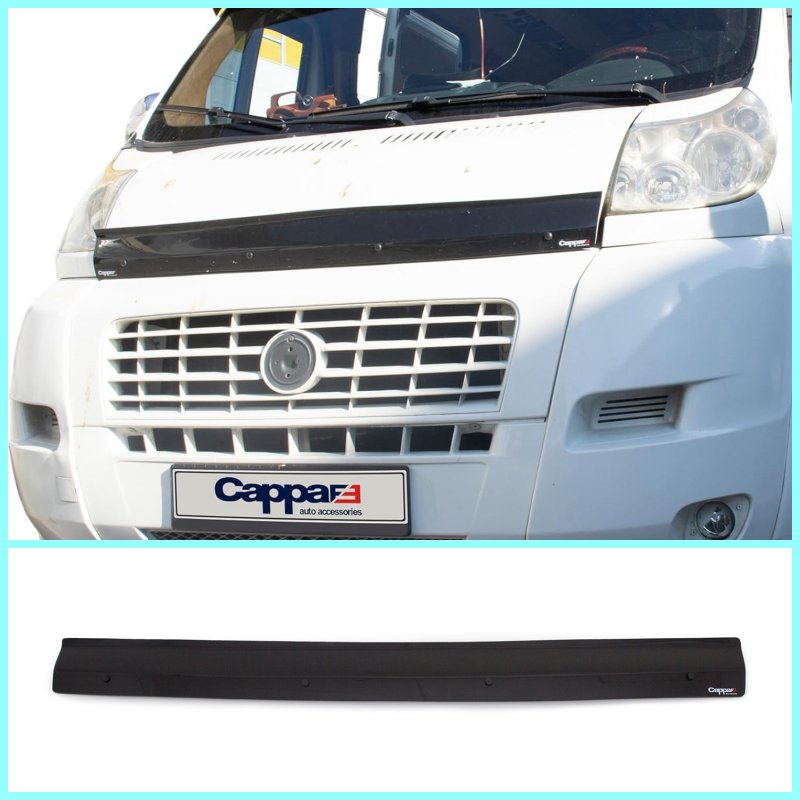 For Fiat Ducato - Peugeot Boxer Bonnet Wind Stone Deflector Protector - Luxell Europe