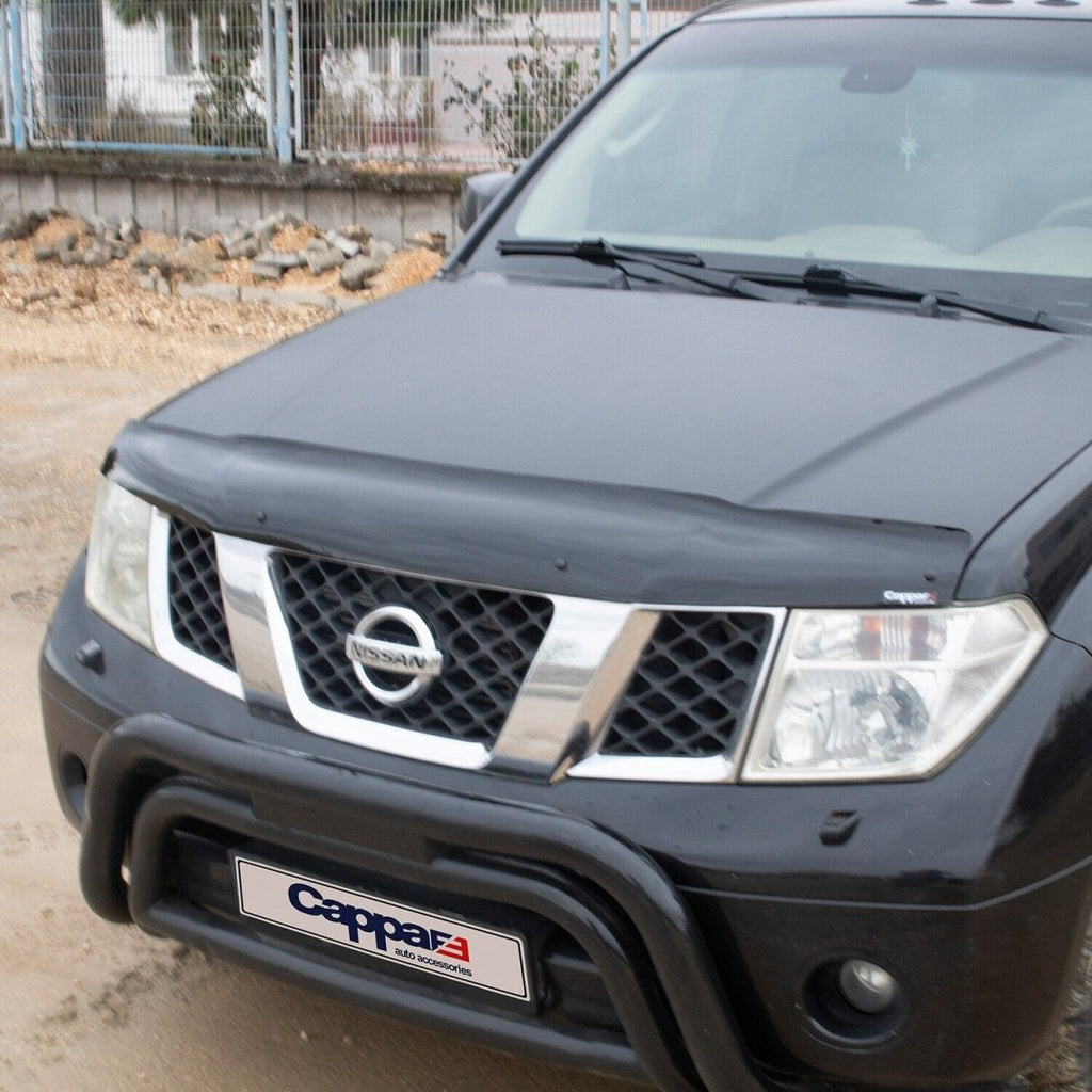 For Nissan Navara D40 2005-2010 Bonnet Wind Stone Deflector Protector - Luxell Europe