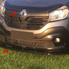 For Renault Trafic 2014-2022 Front Bumper Splitter And Bonnet Deflector - Luxell Europe