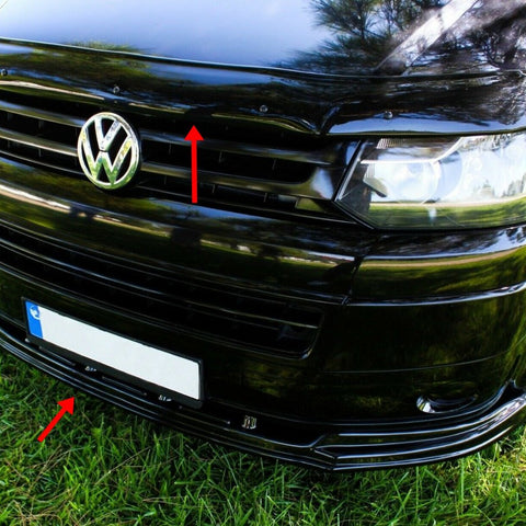 For Vw T5-T5.1 Transporter / Caravelle / Multivan Splitter And Bonnet Deflector Protector - Luxell Europe