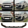 Lower Front Gloss Black Abs Splitter Bumper Lip For Citroen Dispatch 2016-2023 - Luxell Europe