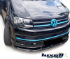 Lower Front Gloss Black Splitter Spoiler Bumper Lip For T6.1 TRANSPORTER - Luxell Europe