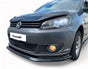 Lower Front Gloss Black Splitter Spoiler Lip FITS CADDY MK3 / TOURAN 2010-2014 - Luxell Europe