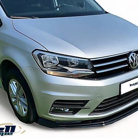 Lower Front Gloss Black Splitter Spoiler Lip FITS Caddy MK4 2015-2020 - Luxell Europe