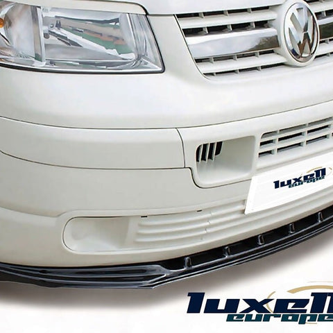 Lower Front Gloss Black Splitter Spoiler Lip FITS T5 TRANSPORTER 2003-2009 - Luxell Europe