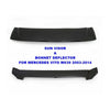 Mercedes Benz Vito W639 2003-2014 Sun Visor And Bug Guard Solid Black Acrylic - Luxell Europe