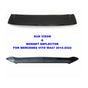 Mercedes Vito W447 2014-2022 Sun Visor And Bug Guard Solid Black Acrylic - Luxell Europe