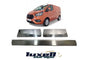 Premium Door Sill Trim Covers Protectors - Set of 3 for Ford Transit Custom 2012-2022 - Luxell Europe