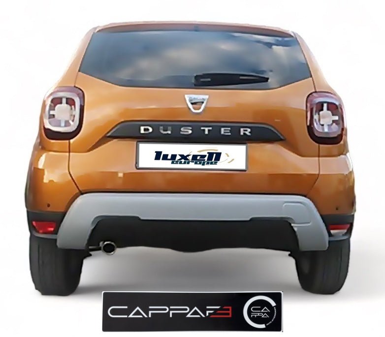 Rear Exhaust deflector Frame Matte Grey ABS Plastic FOR Dacia Duster II 2018-23 - Luxell Europe