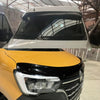 Renault Master 2018-2022 Sun Visor And Bug Guard Solid Black Acrylic - Luxell Europe