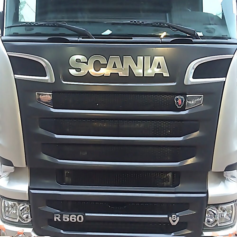 SCANIA R/P/G/S 2009-2023 CHROME NAME BADGE STAINLESS STEEL (82cm) - Luxell Europe