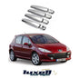 Upgrade Your Ride Chrome Door Handle Covers for Peugeot 307, Citroen C3 2002-2008 - Stainless Steel Exterior Enhancement - Luxell Europe