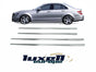Upgrade Your Style Chrome Window Frame Sill Trim Strips for Mercedes C Class Saloon 2007-2014 - Set of 4 - Luxell Europe