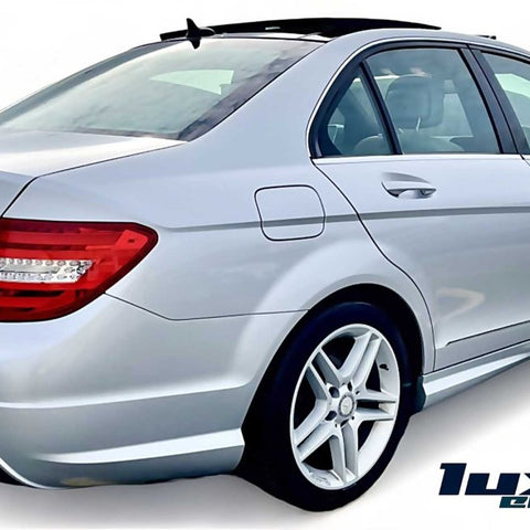 Upgrade Your Style Chrome Window Frame Sill Trim Strips for Mercedes C Class Saloon 2007-2014 - Set of 4 - Luxell Europe