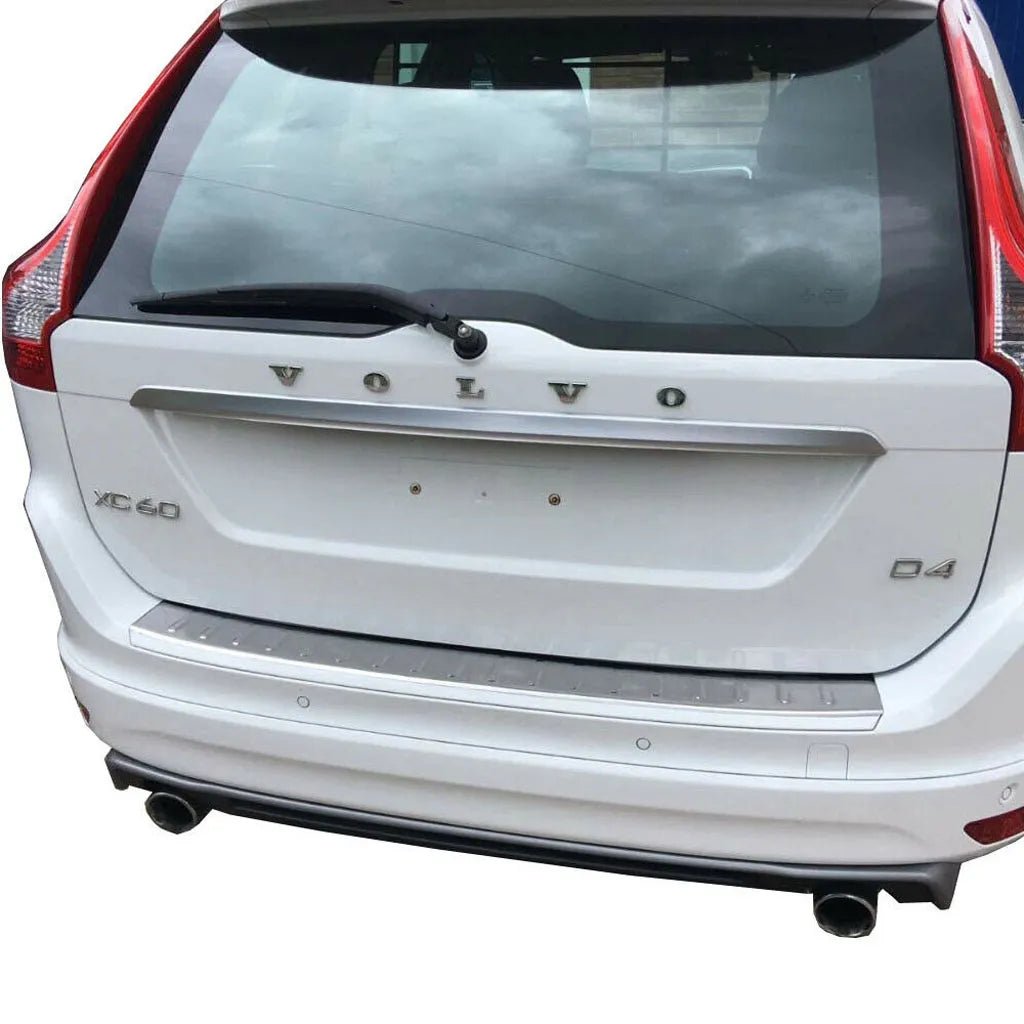 Volvo Xc-60 Facelift 2014-17 Chrome Rear Bumper Protector Scratch Guard S.Steel - Luxell Europe