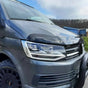 Vw T6/T6.1 Transporter 2015-2022 Sun Visor And Bug Guard Solid Black Acrylic - Luxell Europe